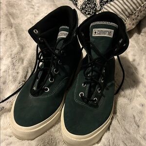 Converse Men's Dark blue suede High-Top Sneakers